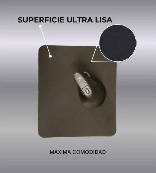 Mousepad Manhattan de Espuma, Grosor 6mm, Negro tapete pc la image number null