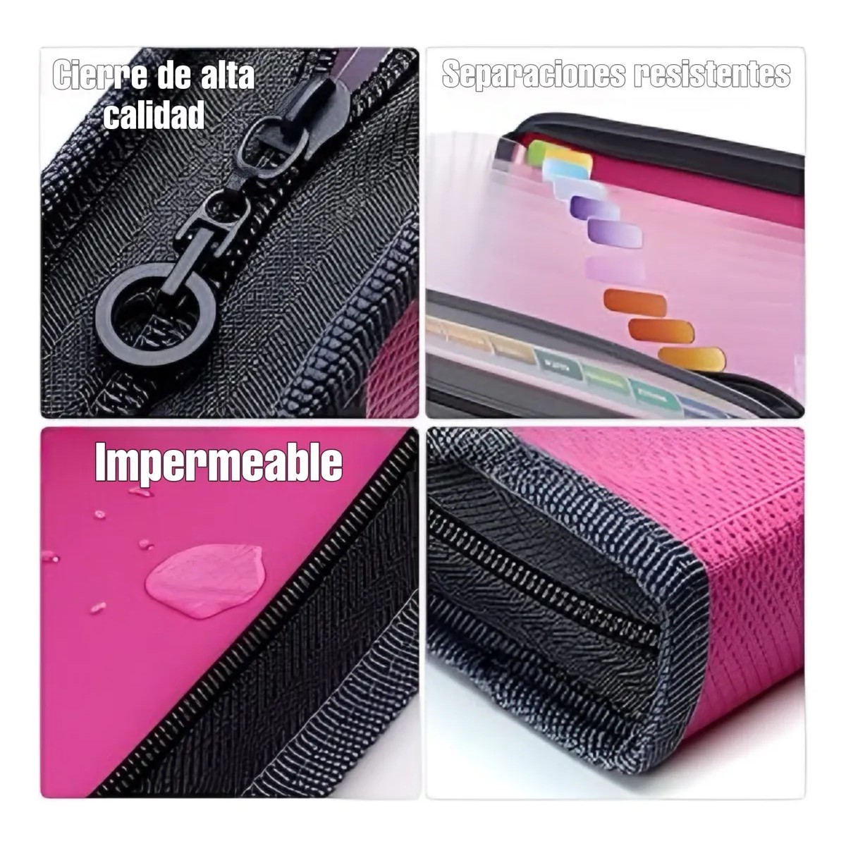 Carpeta Archivero Folder Documentos Legal Ejecutiva Escolar Rosa image number null