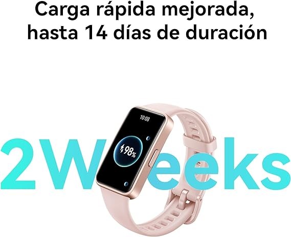 HUAWEI Band 8 (Garant&iacute;a en M&eacute;xico), Smartwatch Larga Duraci&oacute;n de 2 semanas, SMSWhatsapp de Respuesta r&aacute;pida, Banda Inteligente, Compatible con Android & iOS, Rosa. image number null