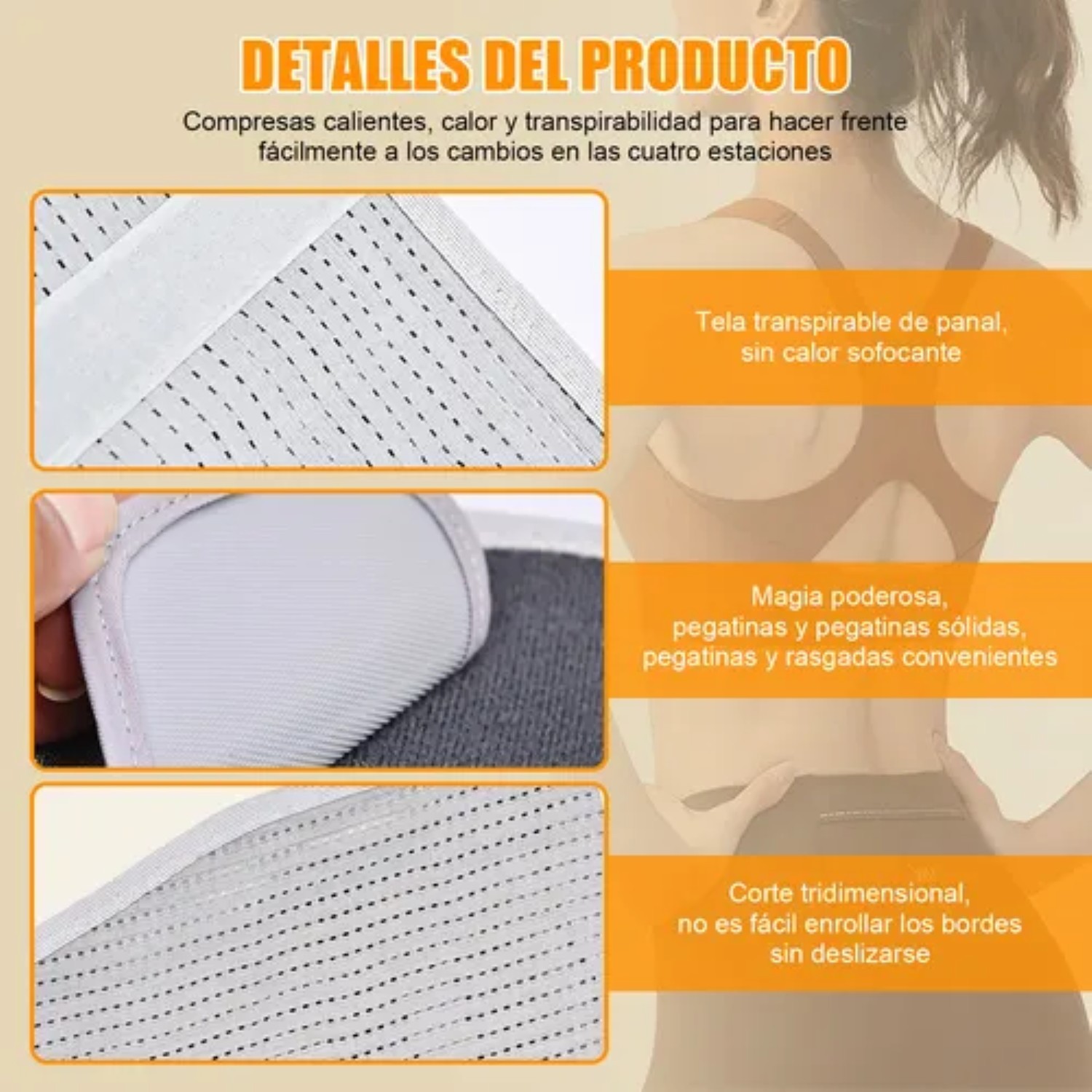 Faja Soporte Sacro Lumbar Con Varillas Ortopedica Lumbosacra talla xl image number null
