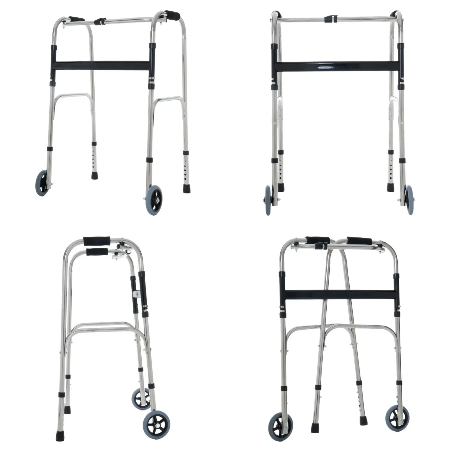 Andadera Con Ruedas Ortop&eacute;dica Caminador Plegable Altura Ajustable image number null