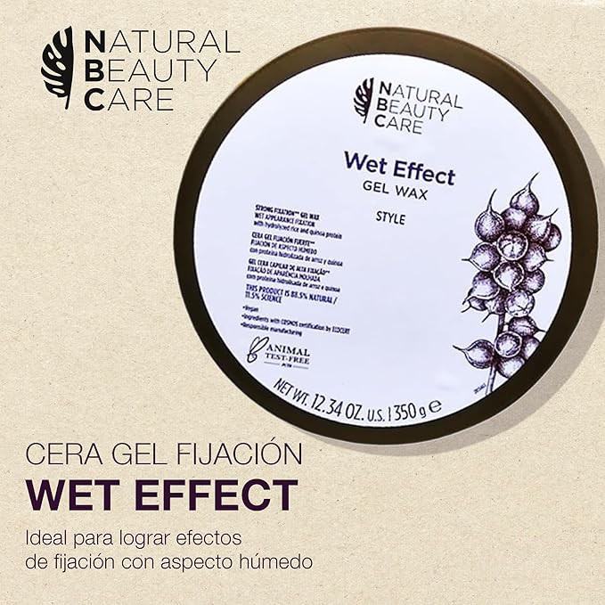 Nbc- Cera Gel Wax Wet Effect 350 G Cabello Fijaci&oacute;n Fuerte image number null