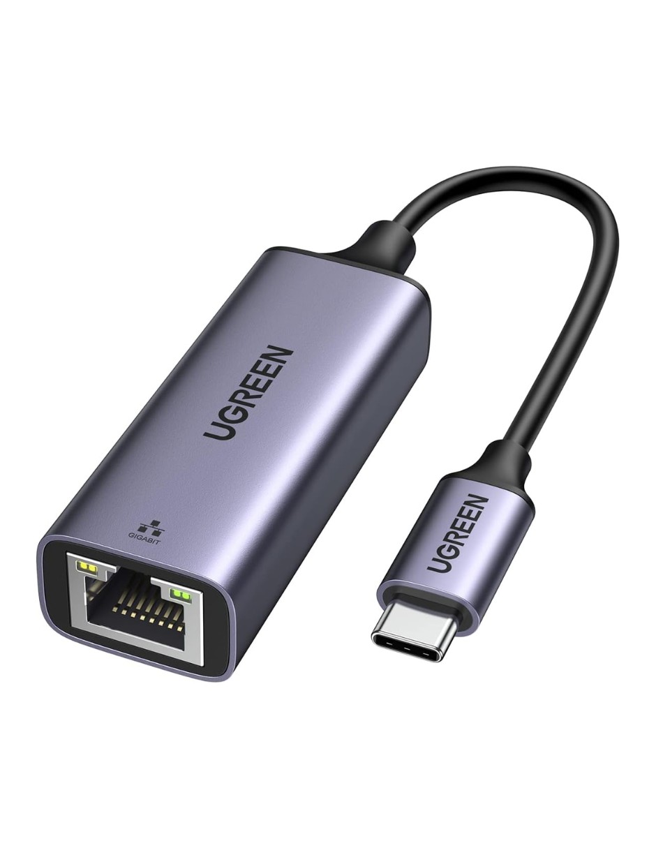 UGREEN Adaptador USB C a Ethernet, Gigabit 1000Mbps. image number null