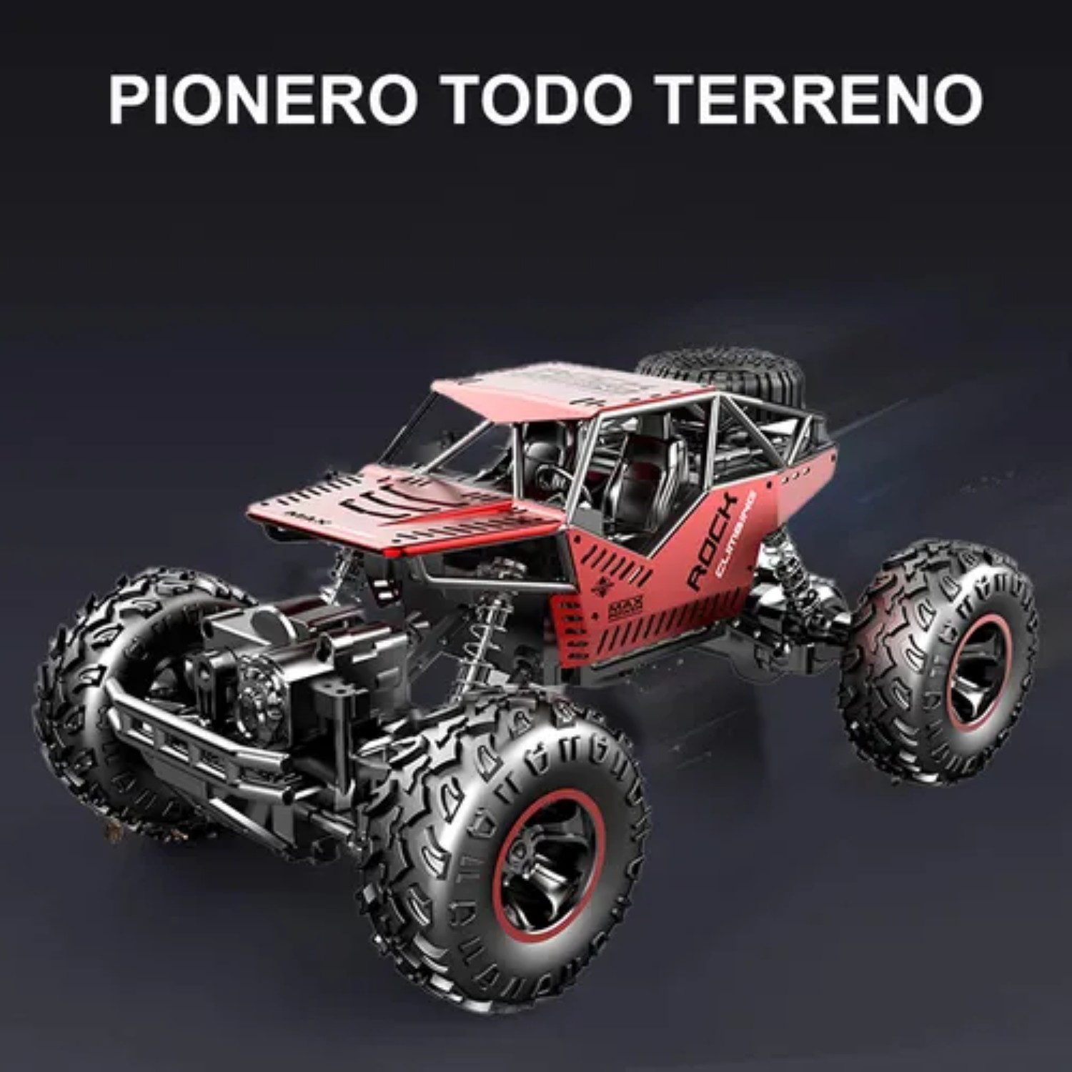 Juguete Control Remoto 4x4 rojo image number null