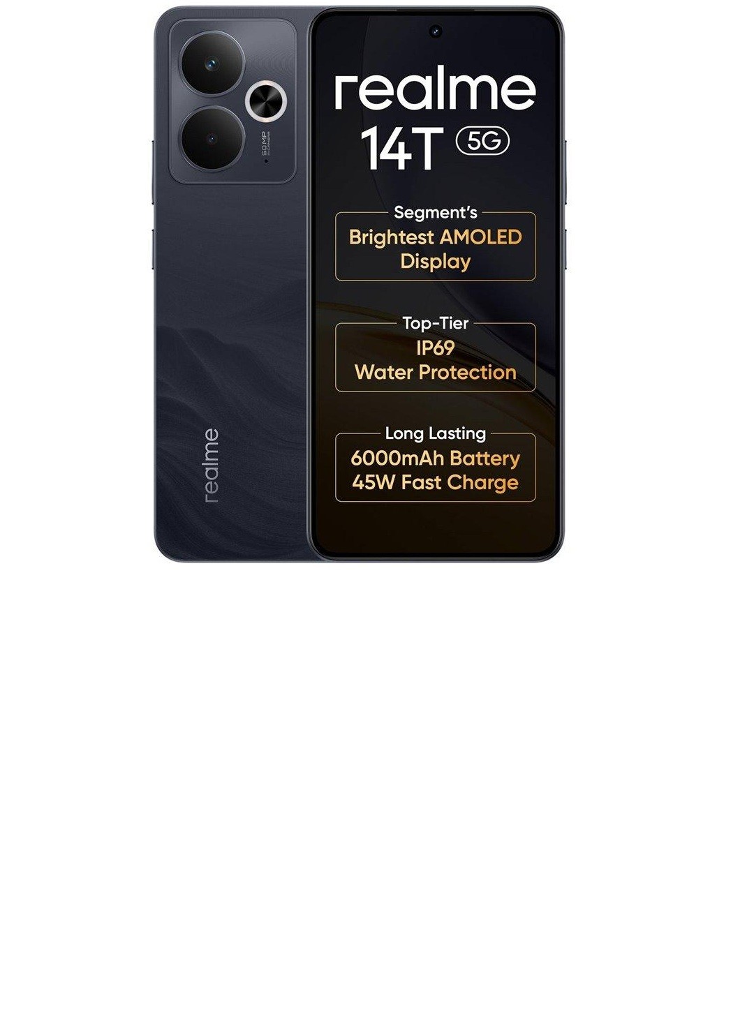 Realme 14T 5G 256Gb 8Ram Color Negro Nuevo Libre image number null
