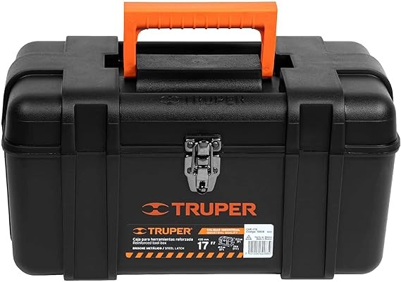 Truper CHP-17X, Caja pl&aacute;stica para herramientas, industrial, 17". image number null