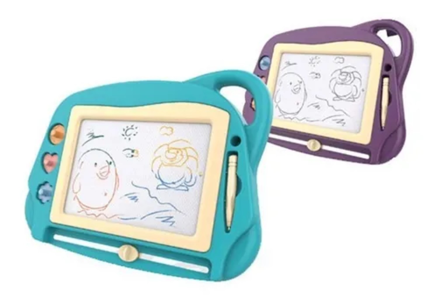 Tablero De Dibujo Magn&eacute;tico Para Ni&ntilde;os Dibujo Magico azul image number null