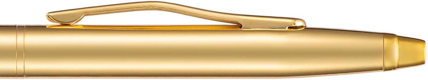 A Wikult - 6 bol&iacute;grafos metal delgados dorados, 1 mm, tinta negra de punta media, escritura suave, para negocios, oficina, profesores, estudiantes, invitados de boda. image number null