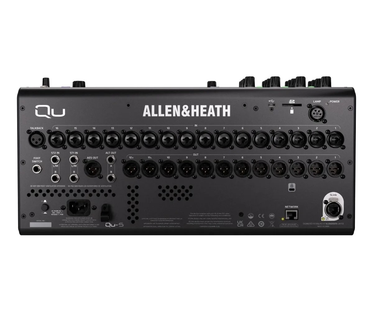 Mezcladora Digital ALLEN & HEATH QU-5 Con 16 Preamps image number null