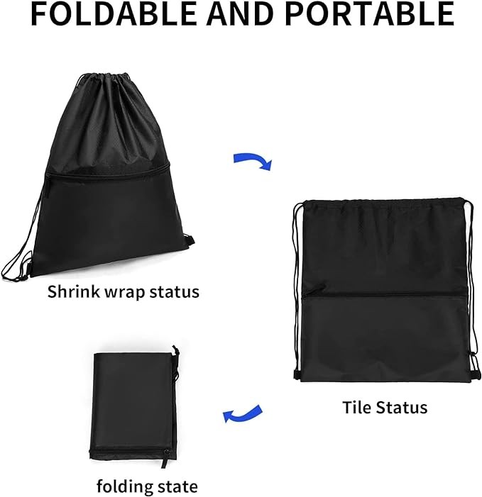 2 Unidades Mochila Deporte, Mochila Gym con Ajustable Correa de Hombro, Bolsa Cuerdas, Mochila Impermeable de Cuerda Unisex Casual Ideal para Deportes, Viajes, Excursi&oacute;n, Playa, XL. image number null