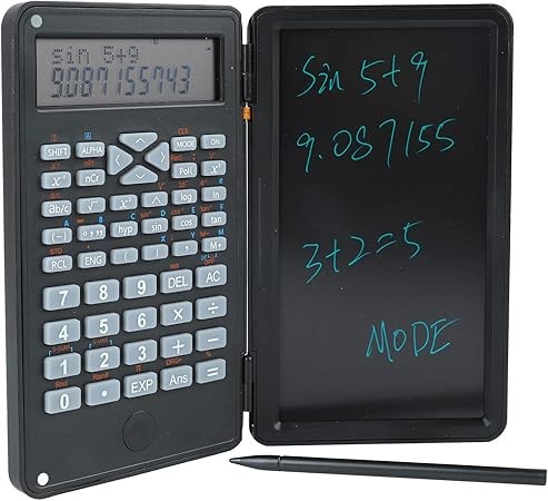 A Zerone Calculadora Cient&iacute;fica con Bloc de Escritura de 6 Pulgadas Calculadora Plegable de 10 D&iacute;gitos con Bater&iacute;a Solar Calculadora de Escritorio Ultrafina Port&aacute;til Profesional . image number null