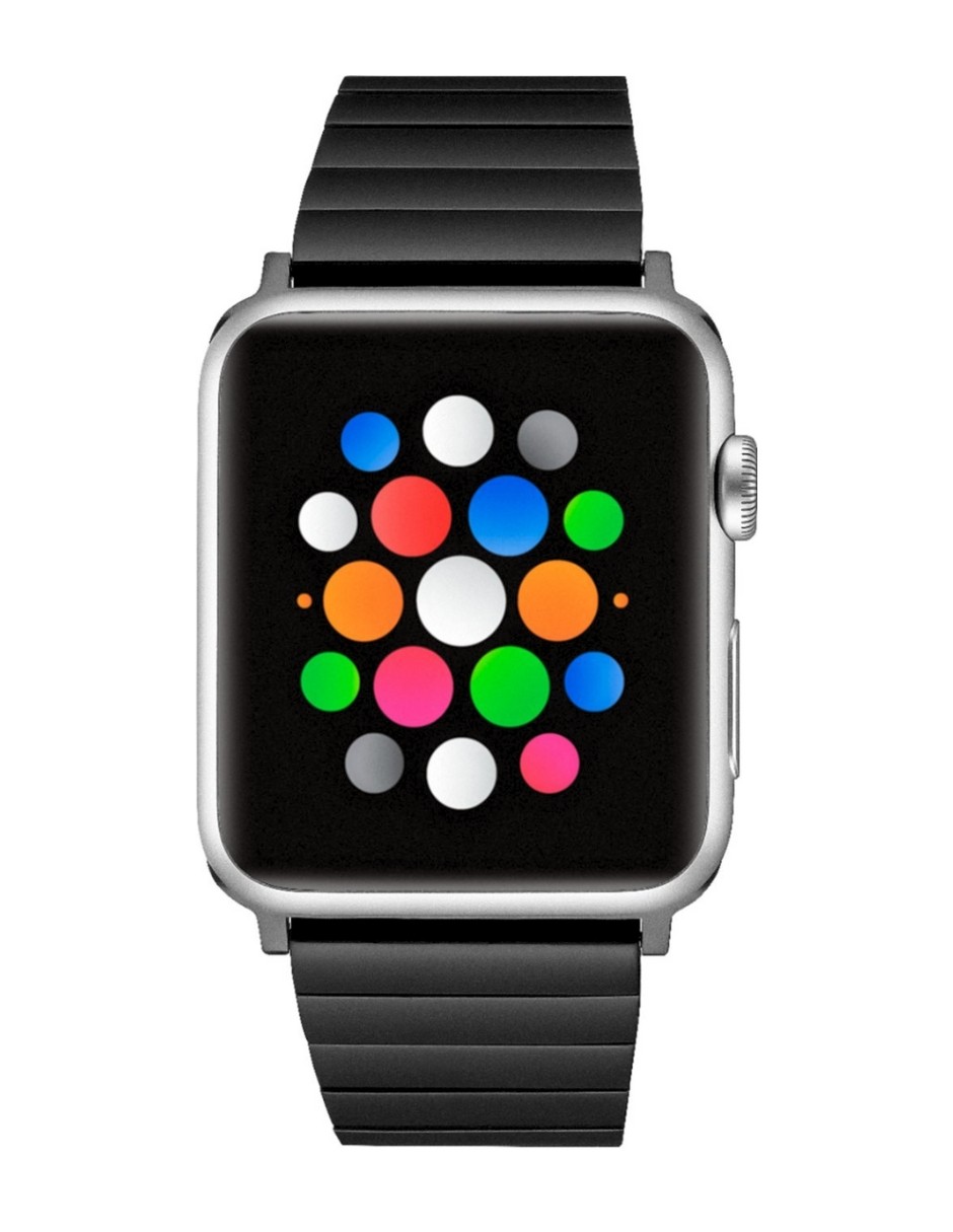 Correa para Apple Watc Eslabon Negro 42/44 mm. image number null