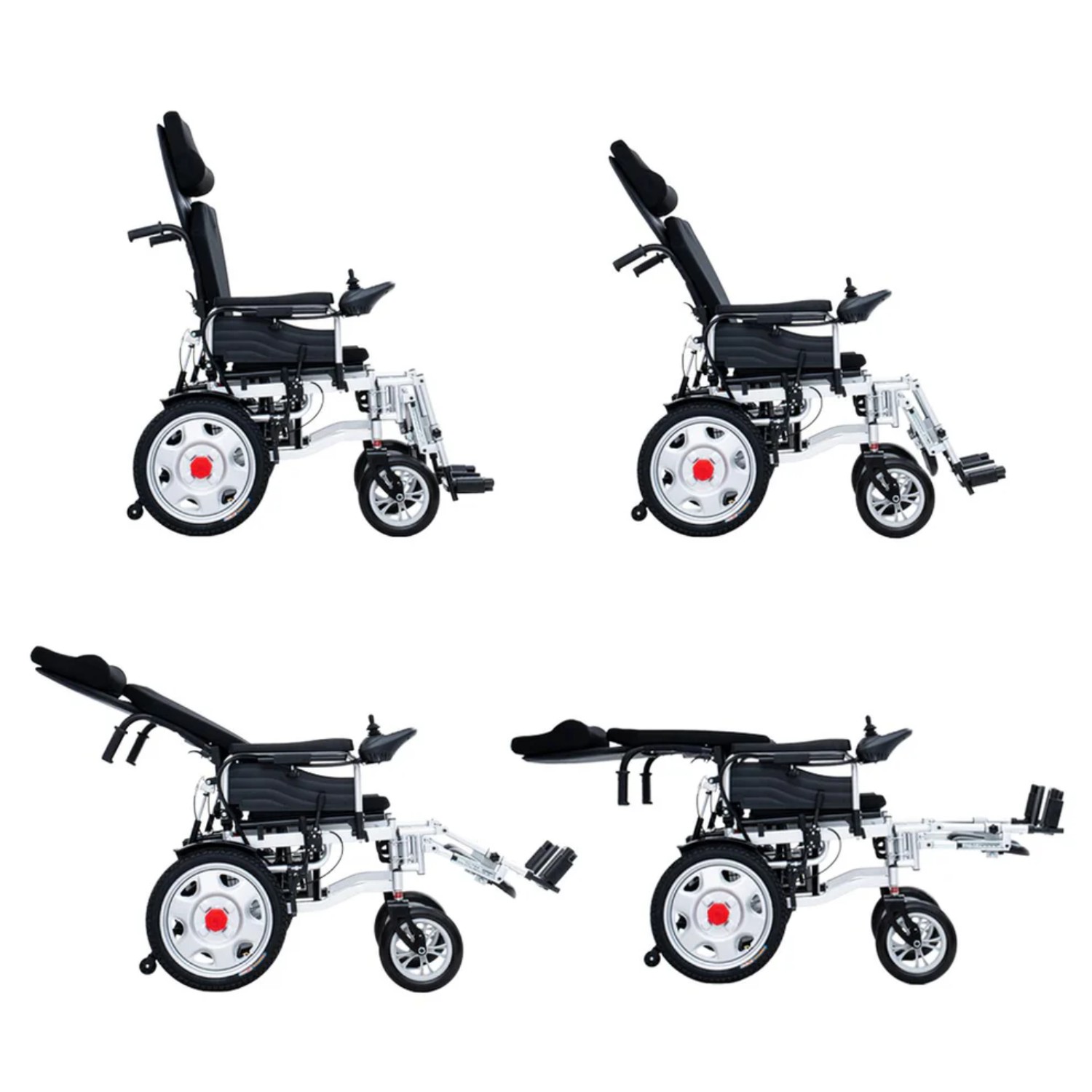 Silla Ruedas Electrica Reclinable Elevapiernas 4 en 1 image number null