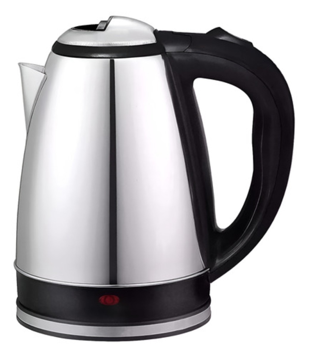Tetera Cafetera Hervidor El&eacute;ctrico 2 Litros Inoxidable Plata image number null