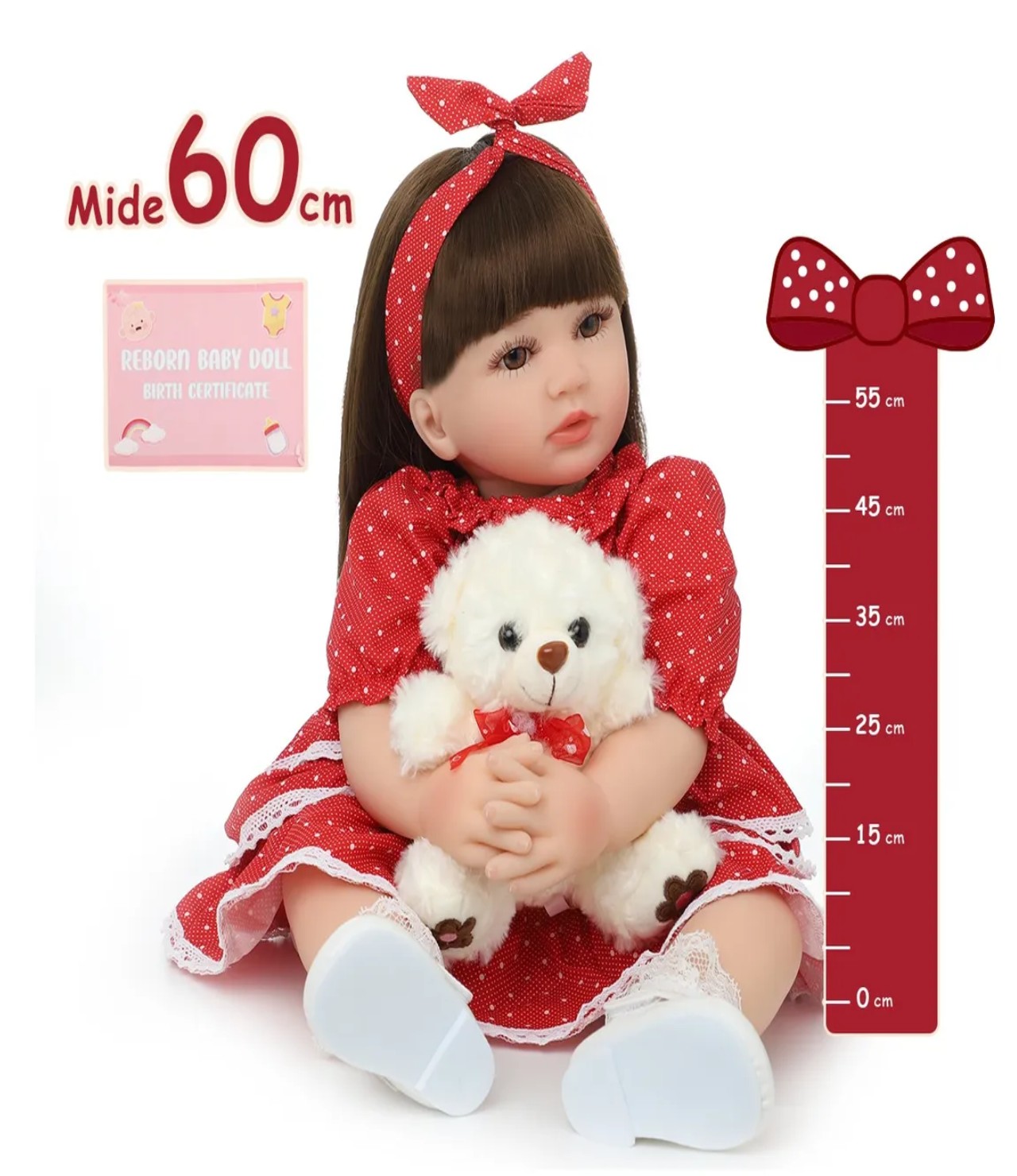 Mu&ntilde;ecas Reborn 60cm Colores image number null