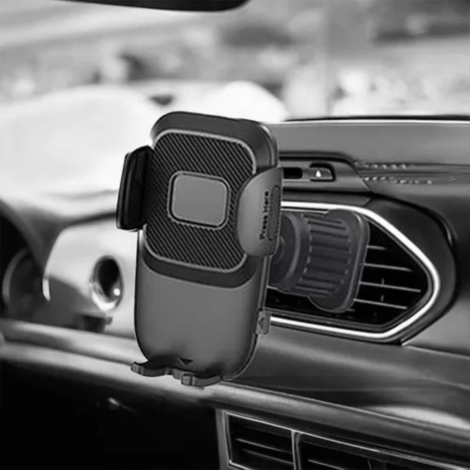 Soporte Para Tel&eacute;fono Espejo Retrovisor Porta Celulares 3en1 negro image number null