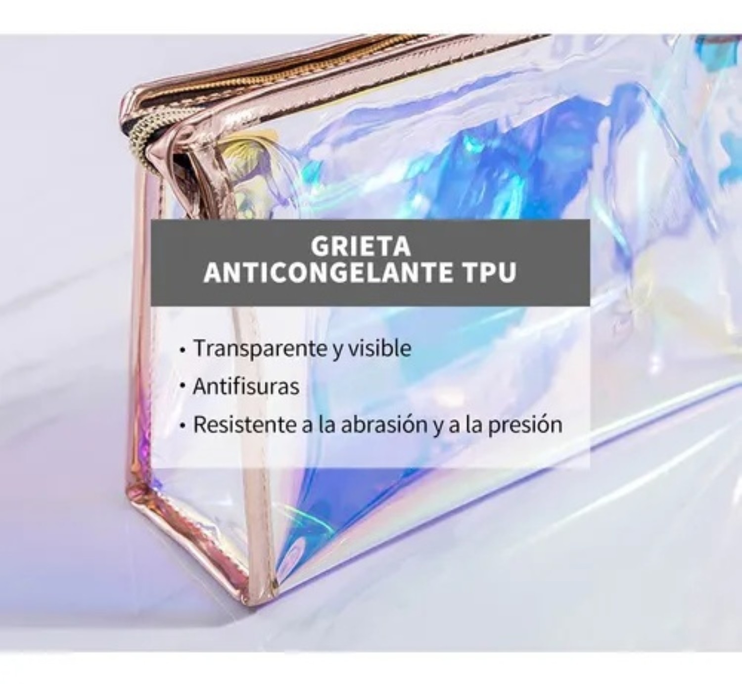 Neceser Cosmetiquera Bolsa 3pcs Kit De Viaje Port&aacute;til Mujer Tornasol image number null