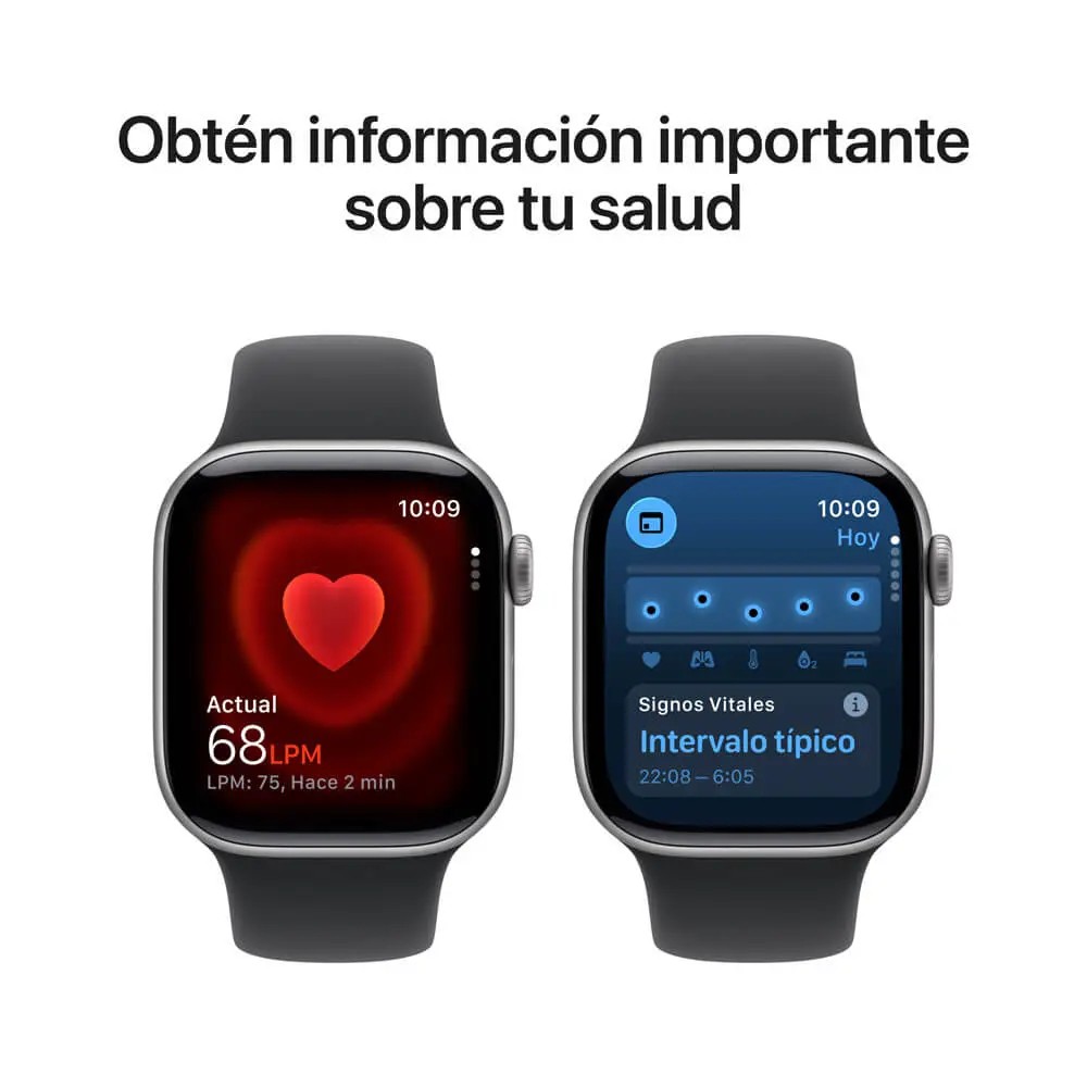 Apple Watch 11 Gps 46mm Gris Espacial + Correa Negra M/L image number null