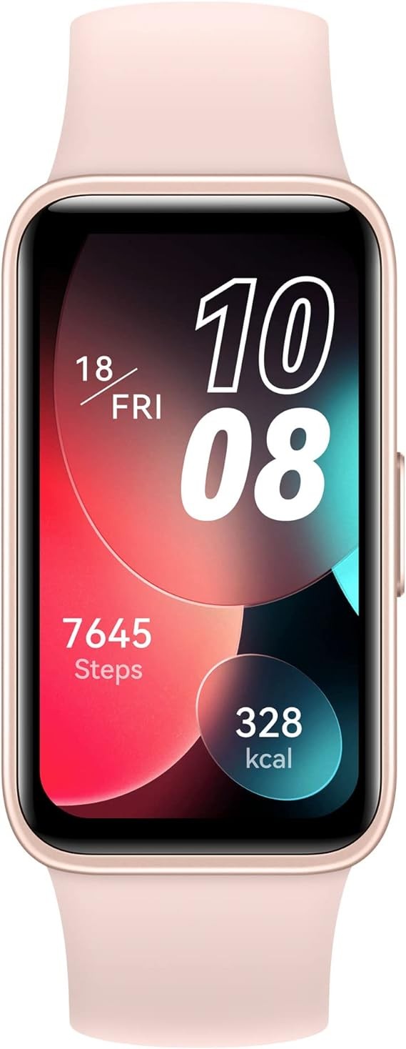 HUAWEI Band 8 (Garant&iacute;a en M&eacute;xico), Smartwatch Larga Duraci&oacute;n de 2 semanas, SMSWhatsapp de Respuesta r&aacute;pida, Banda Inteligente, Compatible con Android & iOS, Rosa. image number null