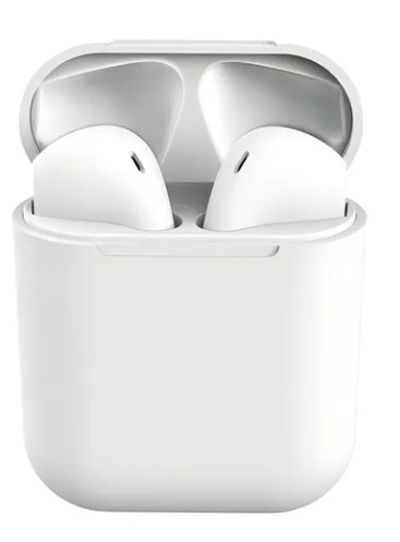 Aud&iacute;fono Inal&aacute;mbrico Bluetooth Inpods 12 Manos Libres 5.0 Color Blanco image number null