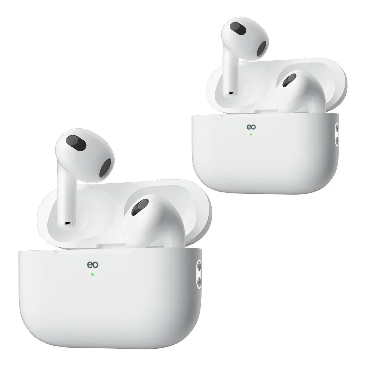 2 PCS Aud&iacute;fonos Bluetooth Compatible iPhone Xiaomi Android Blanco image number null