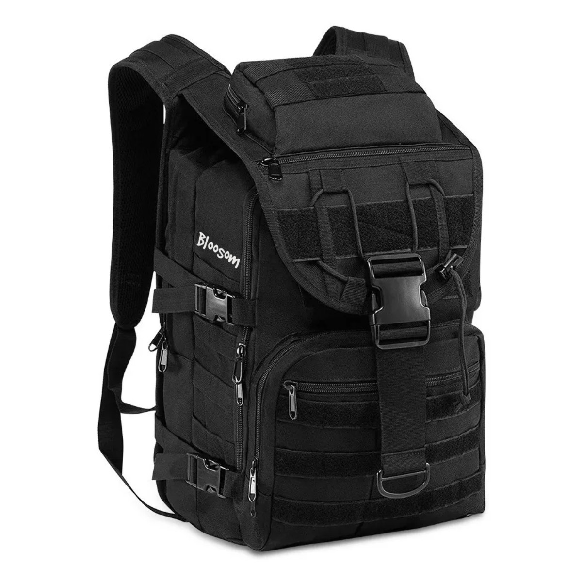 Mochila T&aacute;ctica Militar Impermeable Uso Rudo Laptop Campismo, Negro image number null