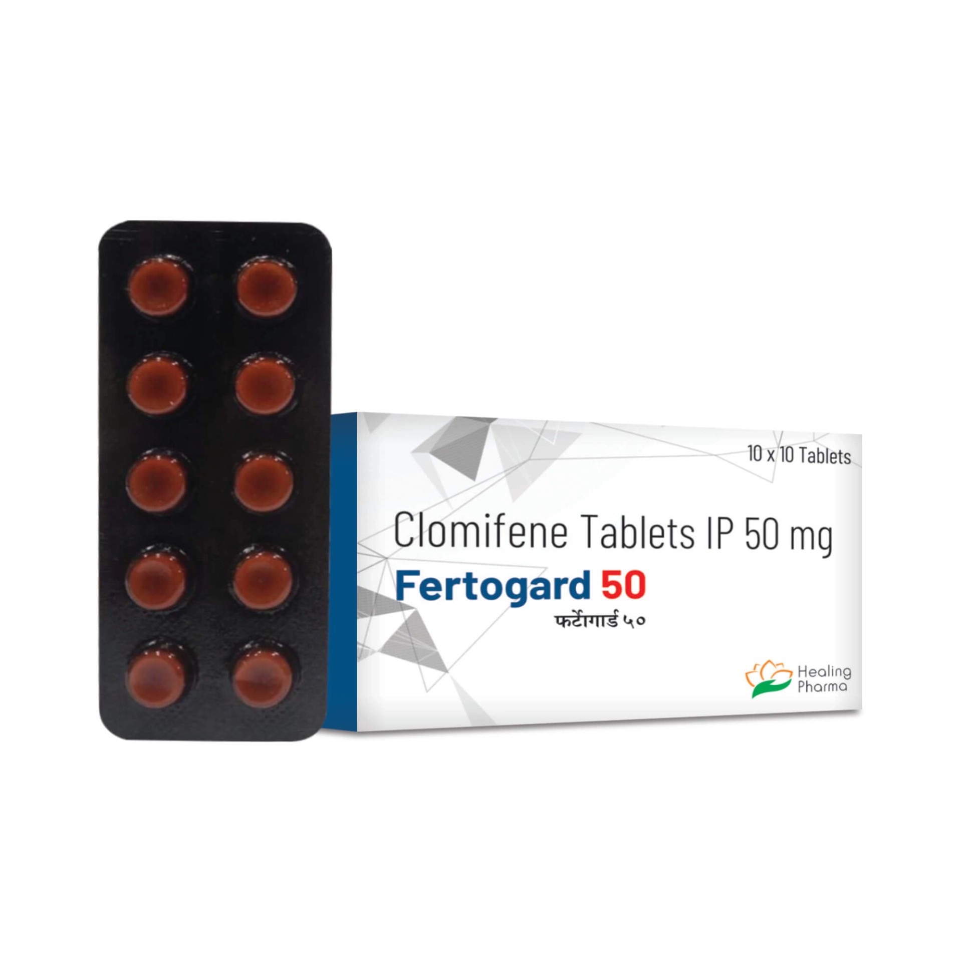 Clomifeno 50 mg 100 Tabletas Fertogard 50 image number null