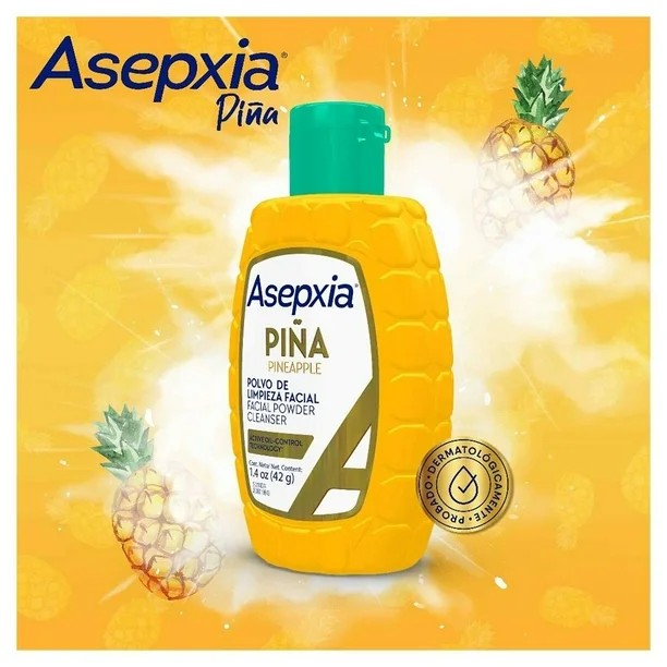 Asepxia pi&ntilde;a polvo de limpieza facial oil control image number null