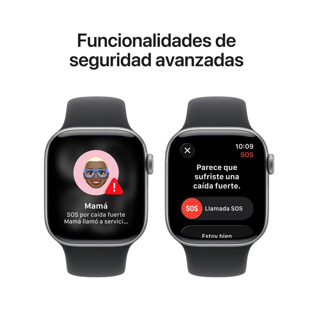 Apple Watch 11 Gps 46mm Gris Espacial + Correa Negra M/L image number null