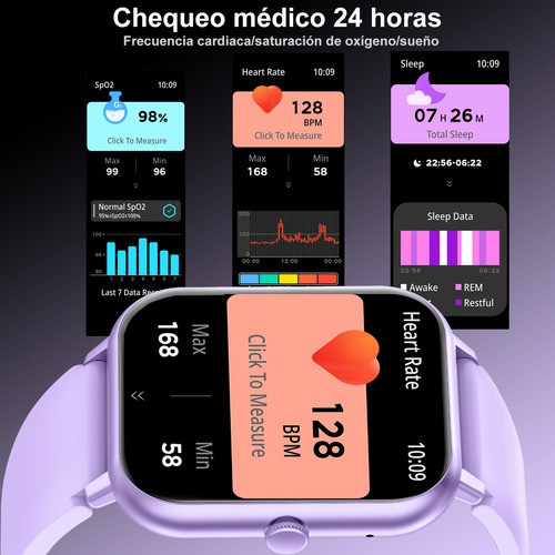 Reloj Smartwatch Mujer Reloj Inteligente Bluetooth Llamada image number null