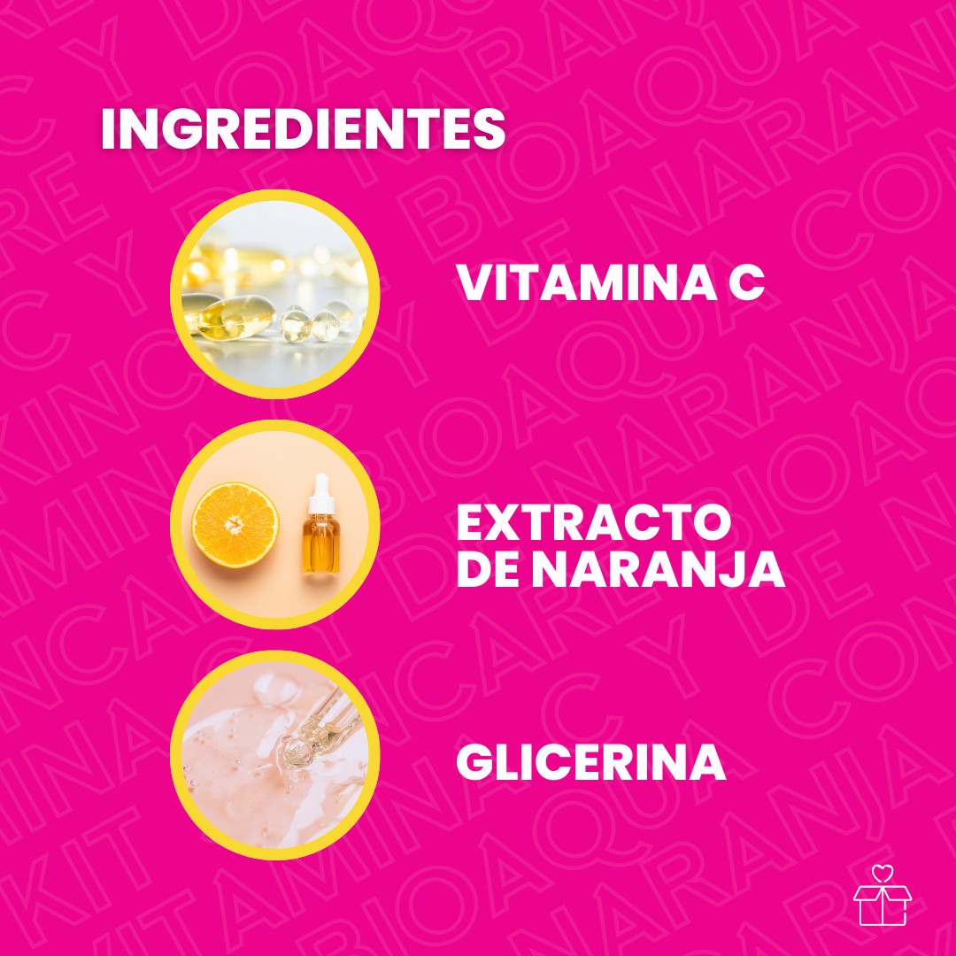 Kit Skincare Bioaqua Con Vitamina C Y Extracto De Naranja image number null
