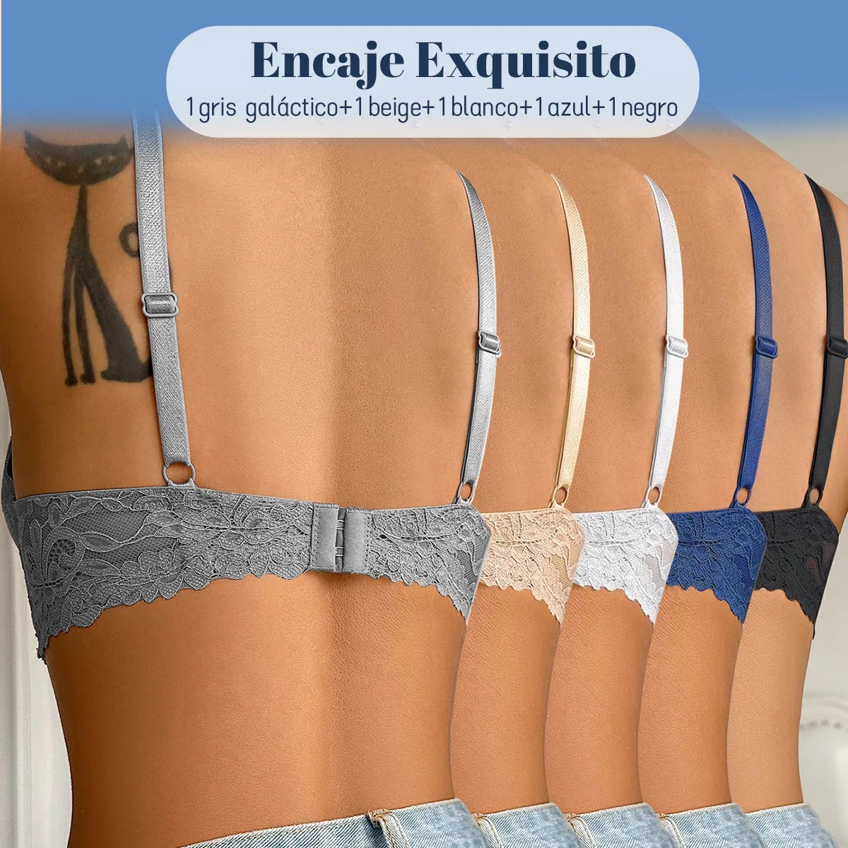 Push-Up Brasieres - Pack de 5 piezas image number null