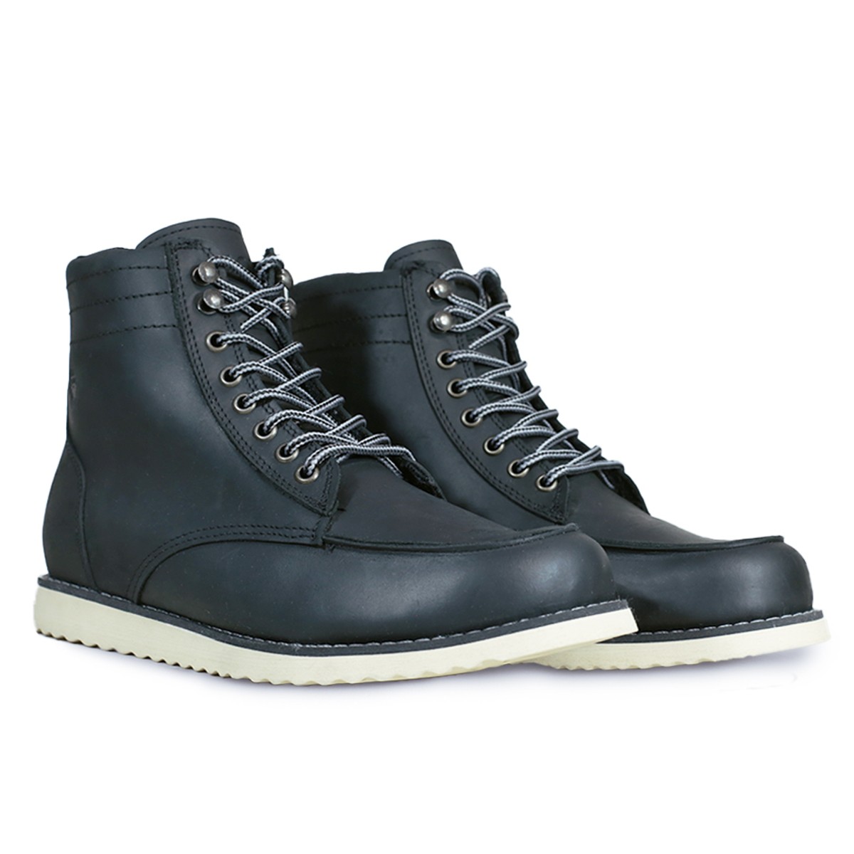 Botas para motociclistas Roen de piel negras con protecciones Atacama image number null
