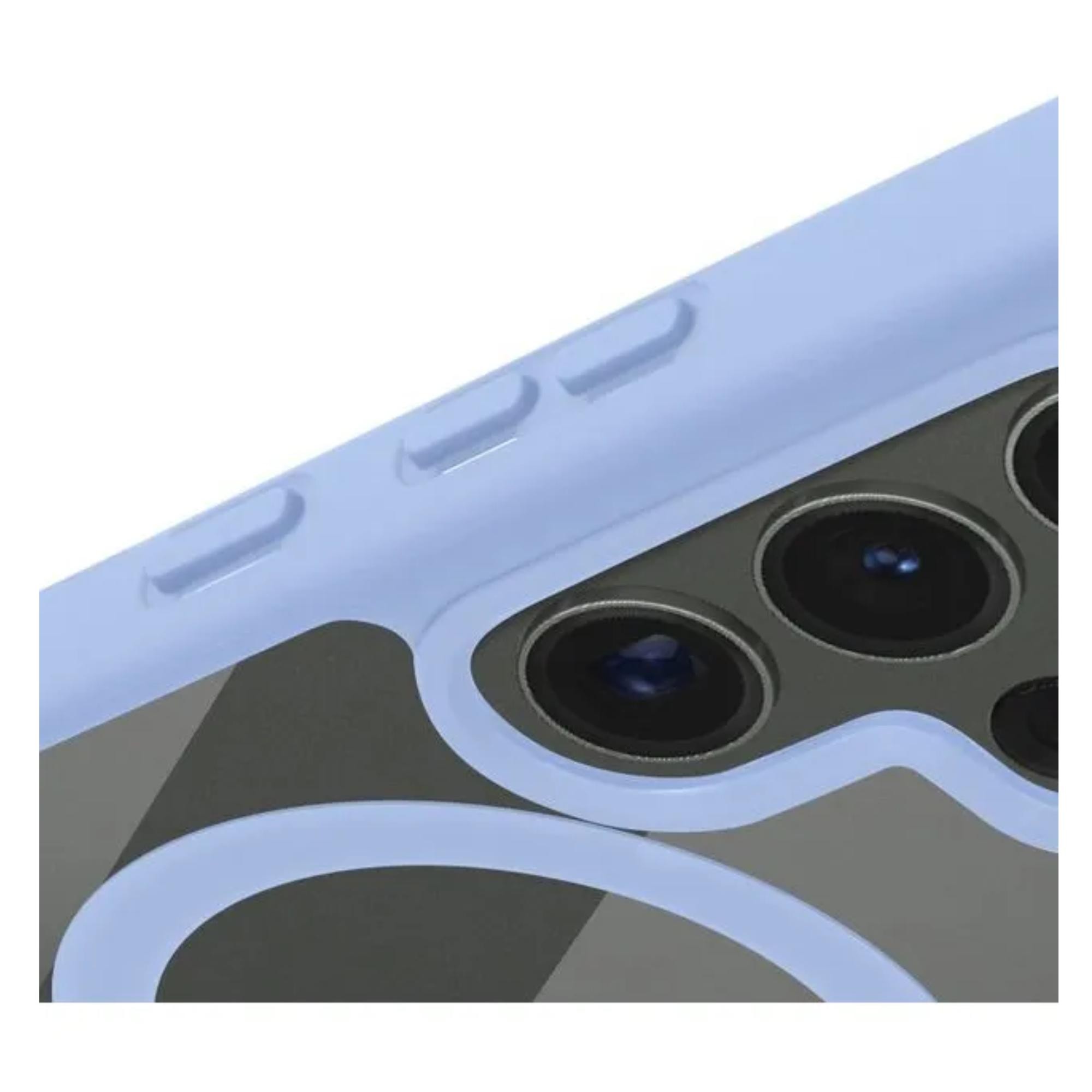 Funda Clear Case Color Azul Sierra Para Samsung Galaxy Ultra Compatible Con Magsafe Protecci&oacute;n Elegante Y Funcional image number null