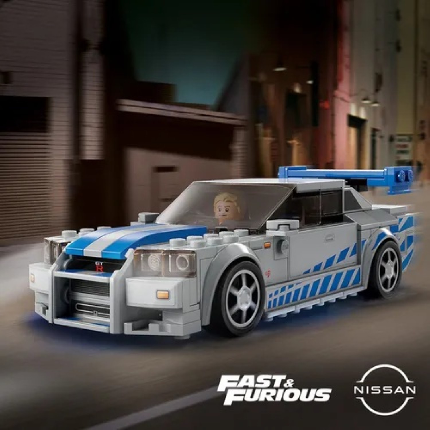 Bloque Carro construccion 319 piezas Gris Azul image number null