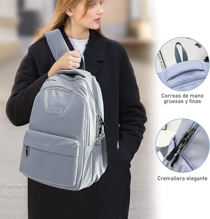 A RENDIN Mochila para Laptop Grande,Backpack Mujer/Hombre Tambi&eacute;n se Puede Utilizar Como Jansport Backpack o Travel Backpack. image number null