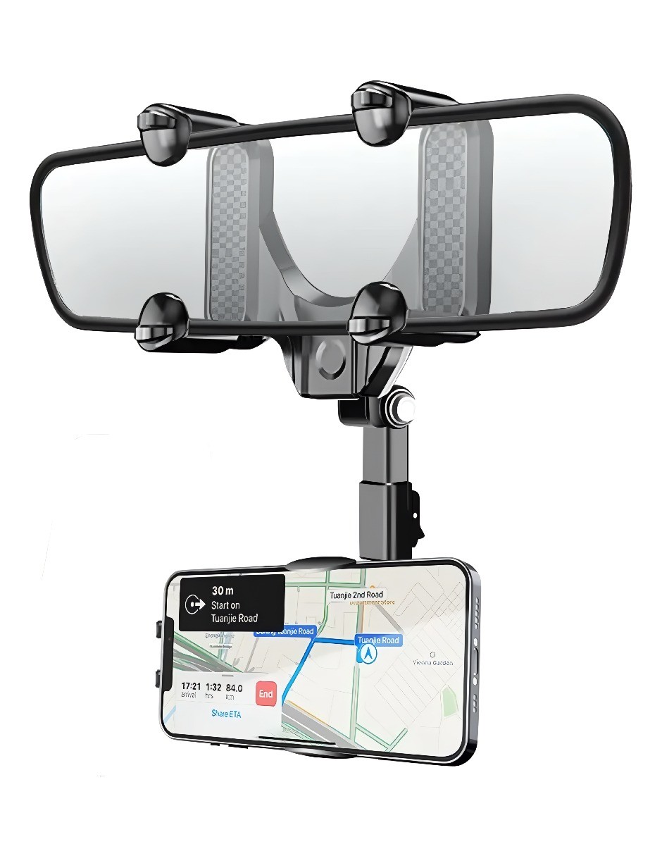 Soporte de Retrovisor Para Celular para Auto &ndash; Ajustable y Estable image number null