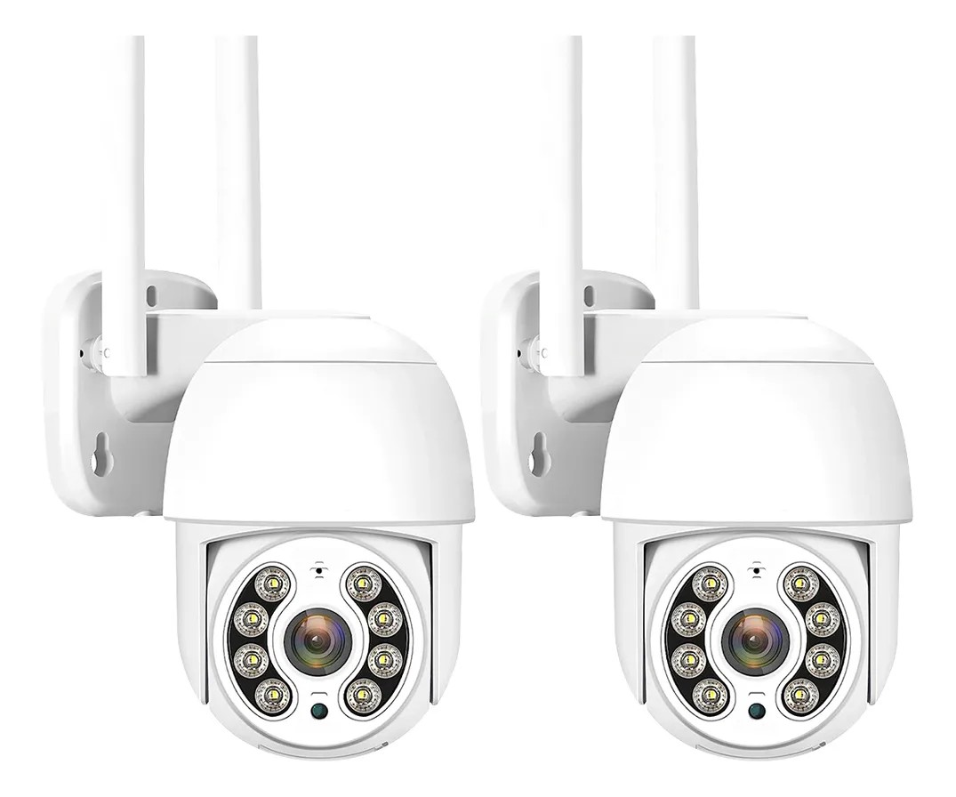 Camara de Seguridad PTZ Wifi para Exteriores Full HD 2MP 1080P 360&ordm; Vision Nocturna Sensor de Movimiento 2 pz image number null