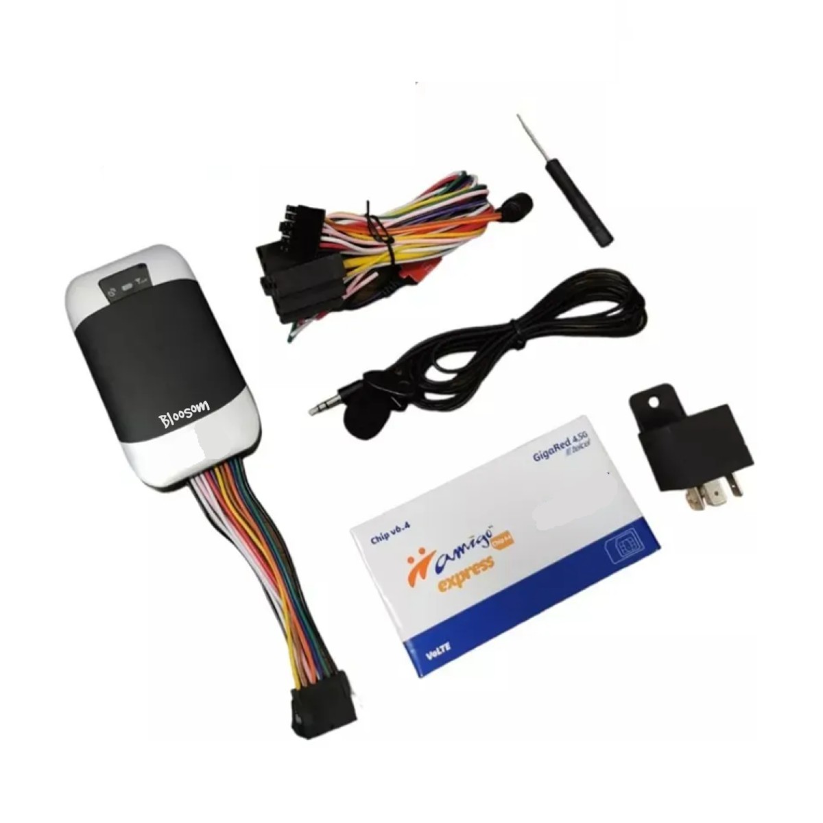 Gps Tracker Localizador Satelital 303f Chip, Blanco image number null