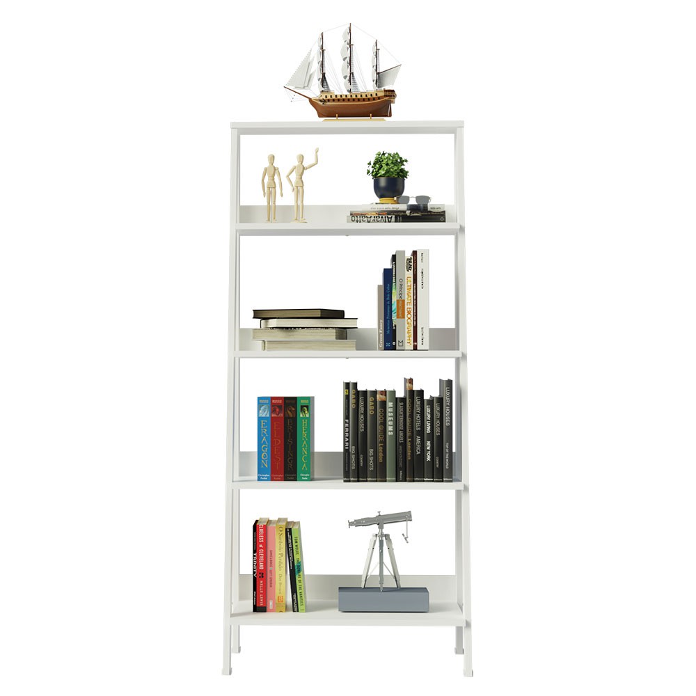 Mueble Biblioteca Librero Madesa Con 4 Niveles Blanco 2 image number null