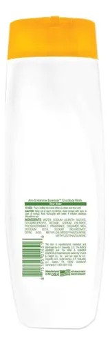 2 PACK - Arm & Hammer Essentials Body Wash Clear Water 443 ml | Con Bicarbonato Natural image number null