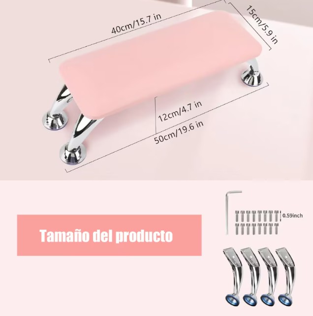 Almohada Para U&ntilde;as Modelo Rosa image number null