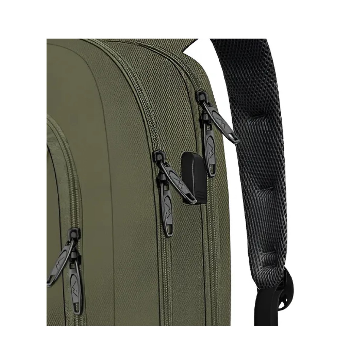 Mochila Para Laptop Viaje 35l, Antirrobo Y Impermeable, Verde Musgo image number null