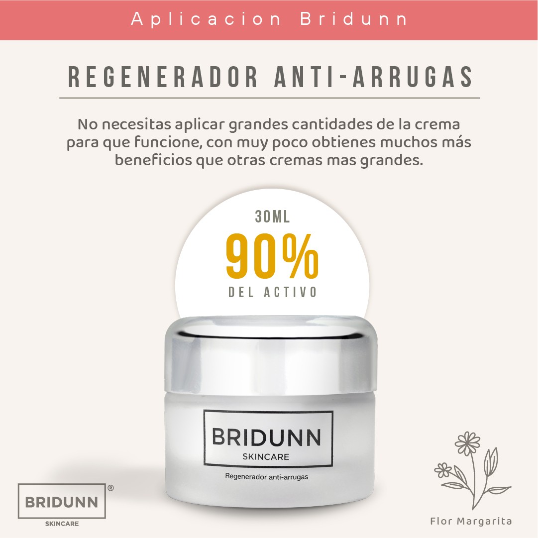 Crema Facial Antiarrugas Regeneradora BRIDUNN. P&eacute;ptidos, Tamarindo y Coleus Forskohlii. Firmeza, Elasticidad image number null