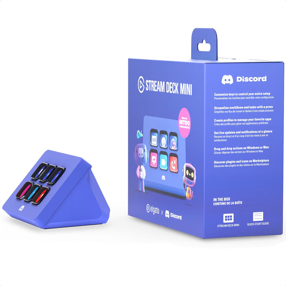 Stream Deck Mini Discord elgato 6 Teclas LCD Personalizable 10GAI9931 image number null