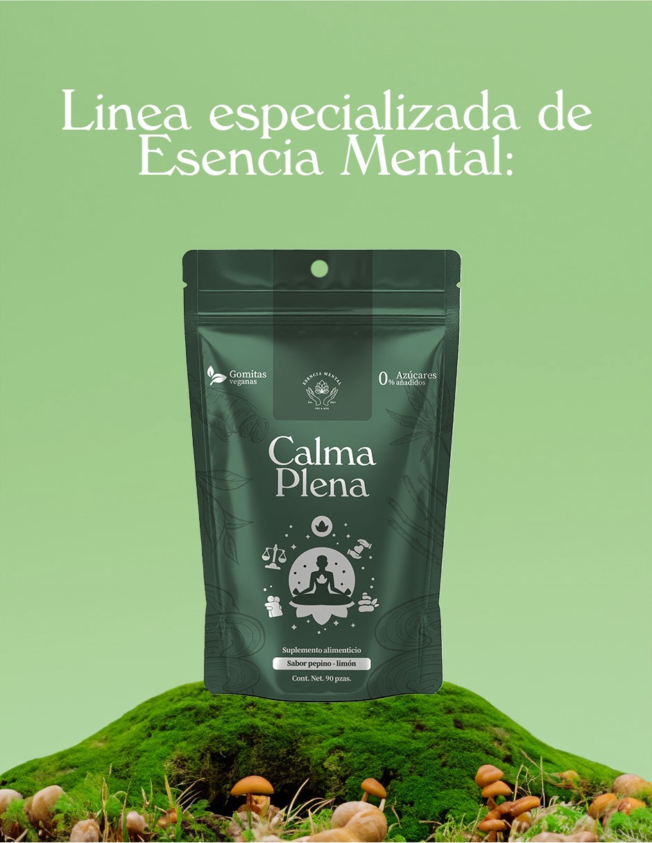 Gomitas "Calma Plena" con Ashwagandha, Reishi, L-Teanina | Esencia Mental image number null