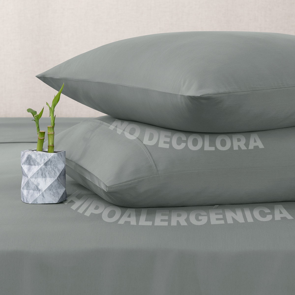 S&aacute;banas King Size De Bamb&uacute; / Bamboo Ultra Suaves Y Frescas Gris ESQUIMAL. image number null