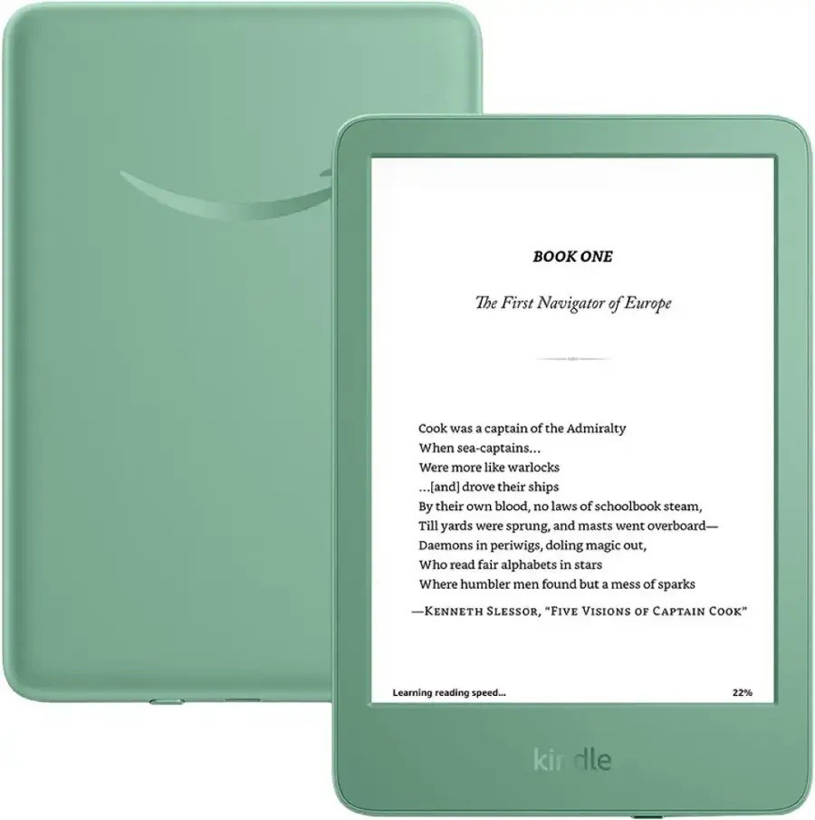Kindle Amazon 11 Generaci&oacute;n 16GB Display de 6.0" Color Verde image number null