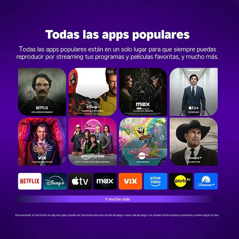 Dispositivo de Transmisi&oacute;n Roku Plus 4K UHD Color Negro image number null