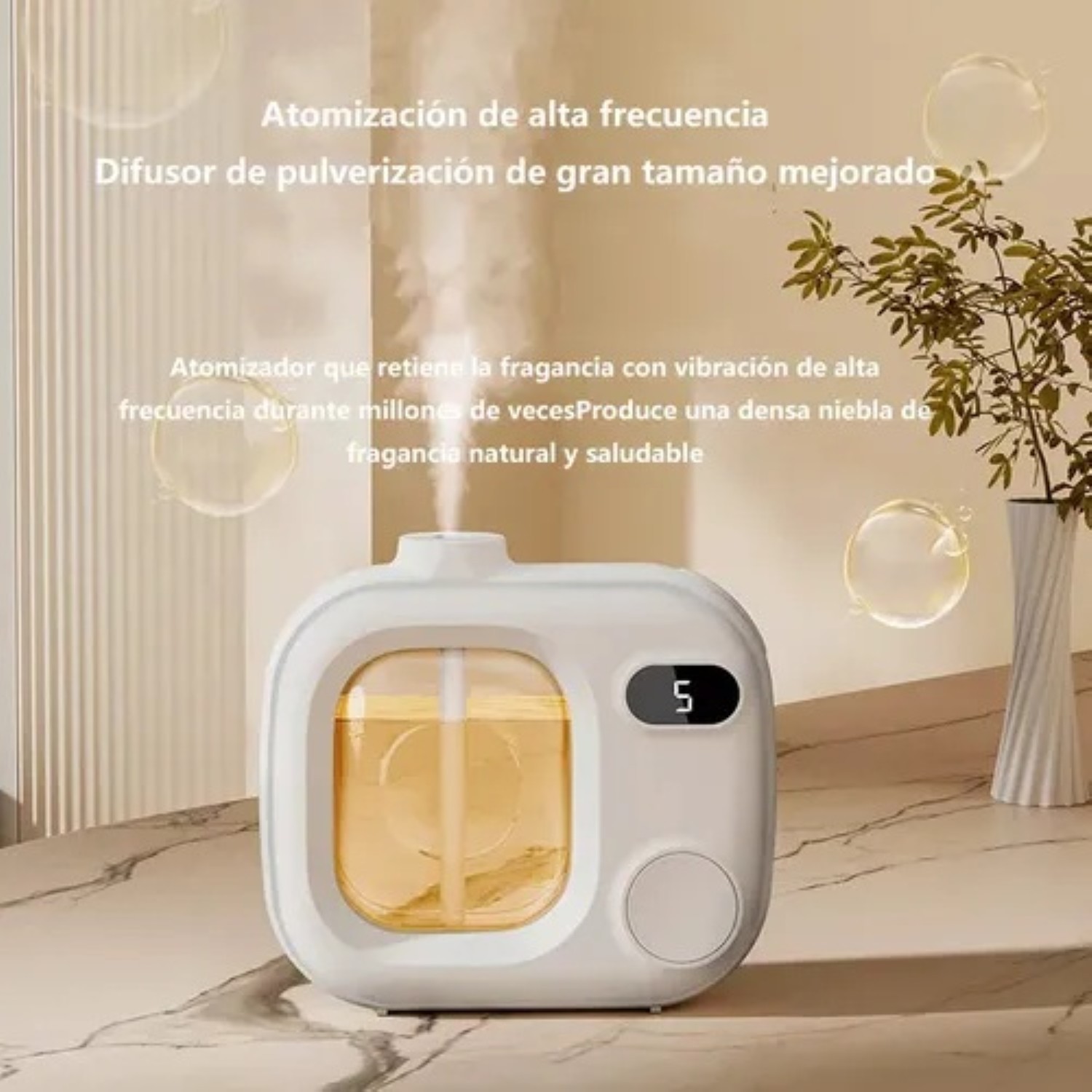 Difusor De Aceite Esencial De Aroma blanco image number null